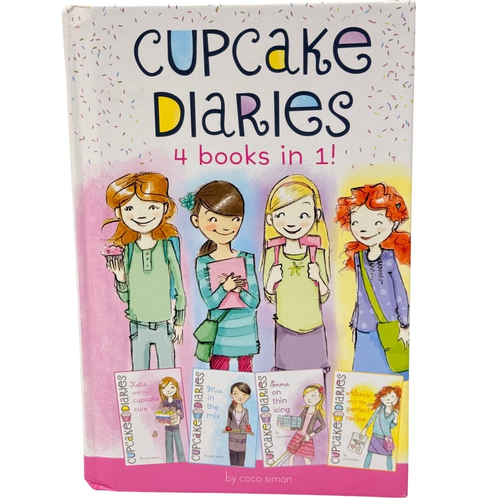 Cupcake Diaries 4 Books in 1 Coco Simon Hardcover 2015 Simon Spotlight *